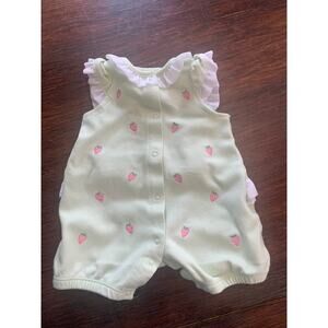 Little Me Strawberry romper
